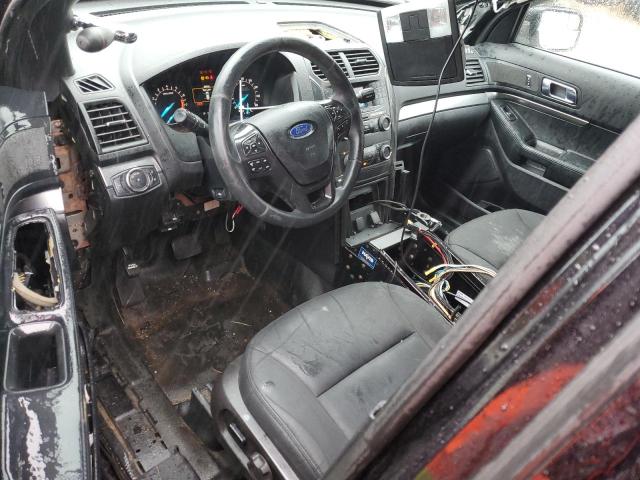 1FM5K8AR0KGB45914 - 2019 FORD EXPLORER POLICE INTERCEPTOR أسود صورة 8