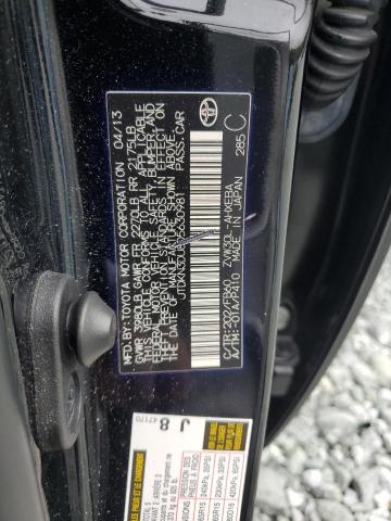 JTDKN3DU8D5630981 - 2013 TOYOTA PRIUS BLACK photo 12