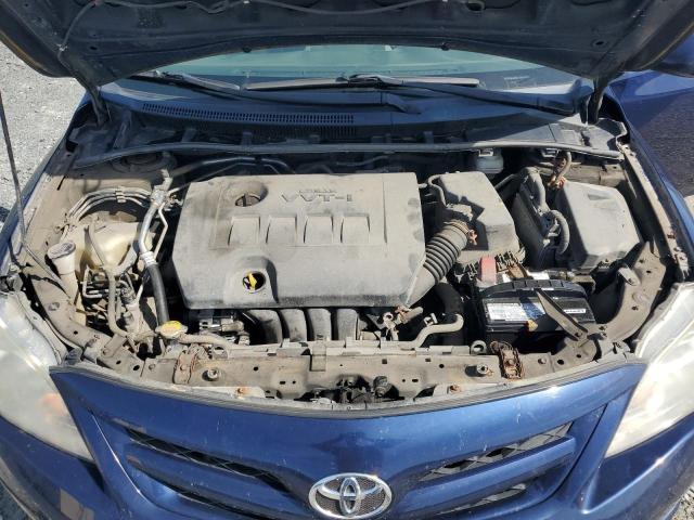 2T1BU4EE7CC866118 - 2012 TOYOTA COROLLA BASE BLUE photo 11