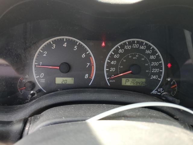 2T1BU4EE7CC866118 - 2012 TOYOTA COROLLA BASE BLUE photo 9