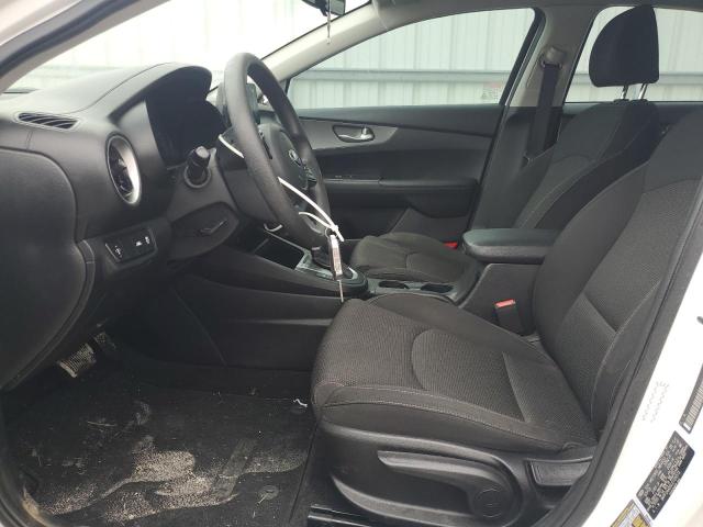 3KPF24AD5LE155572 - 2020 KIA FORTE FE WHITE photo 7