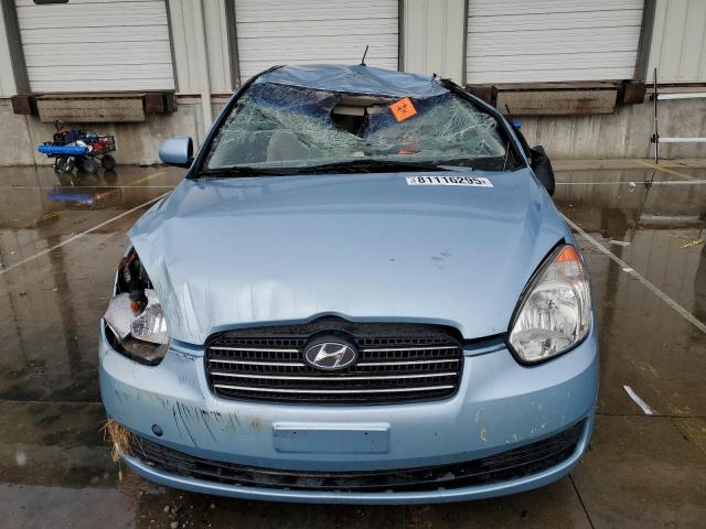 KMHCN4AC6AU458064 - 2010 HYUNDAI ACCENT GLS BLUE photo 5