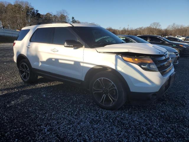 1FM5K8GT1FGC57162 - 2015 FORD EXPLORER SPORT WHITE photo 4