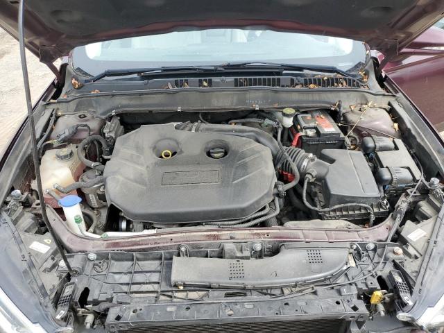 3FA6P0K93HR124797 - 2017 FORD FUSION TITANIUM 勃艮第红 照片 11