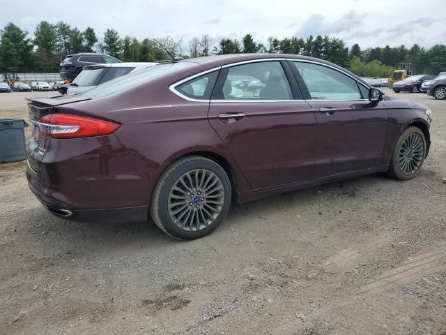 3FA6P0K93HR124797 - 2017 FORD FUSION TITANIUM 勃艮第红 照片 3