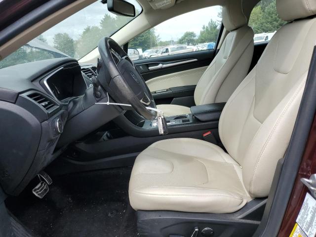 3FA6P0K93HR124797 - 2017 FORD FUSION TITANIUM 勃艮第红 照片 7