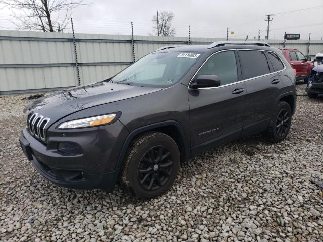 1C4PJMCS6FW789132 - 2015 JEEP CHEROKEE LATITUDE GRAY photo 1