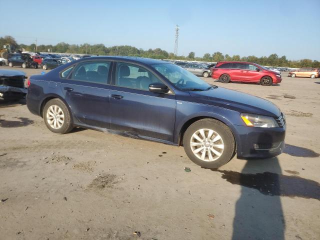 1VWAT7A30FC027345 - 2015 VOLKSWAGEN PASSAT S BLUE photo 4