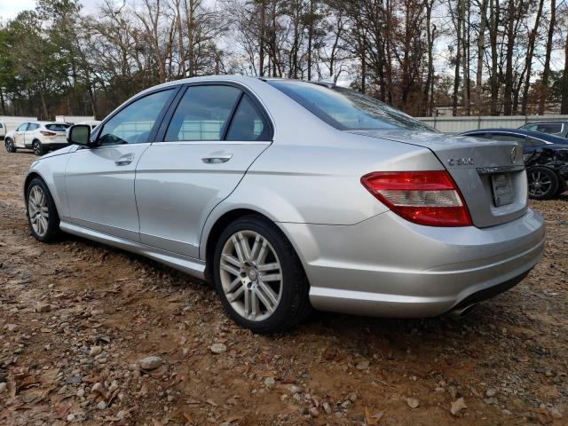 WDDGF81X39R060084 - 2009 MERCEDES-BENZ C300 300 4MATIC SILVER photo 2