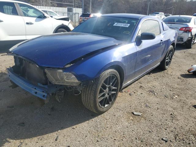1ZVBP8AM3E5331649 - 2014 FORD MUSTANG BLUE photo 1