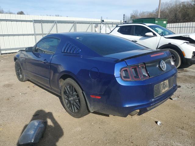 1ZVBP8AM3E5331649 - 2014 FORD MUSTANG BLUE photo 2