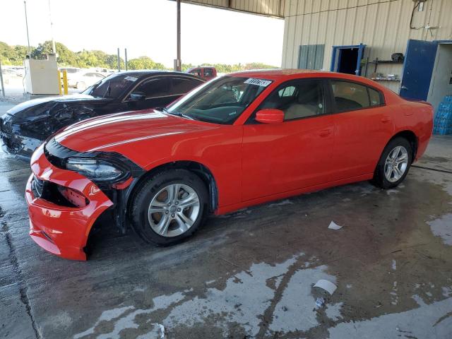 2C3CDXBG0NH261236 - 2022 DODGE CHARGER SXT RED photo 1