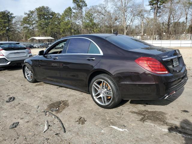 WDDUG8CB8FA126978 - 2015 MERCEDES-BENZ S 550 BLACK photo 2