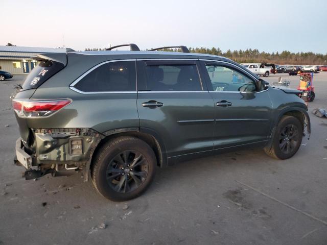 5TDJKRFH6GS325548 - 2016 TOYOTA HIGHLANDER XLE GREEN photo 3