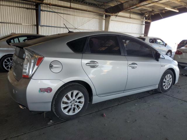JTDKN3DP8D3045615 - 2013 TOYOTA PRIUS PLUG Gümüş foto 3