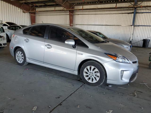 JTDKN3DP8D3045615 - 2013 TOYOTA PRIUS PLUG Gümüş foto 4