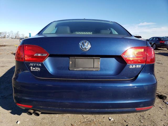 3VWDP7AJ7CM453267 - 2012 VOLKSWAGEN JETTA SE BLUE photo 6