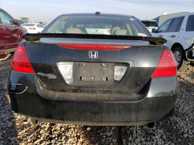 1HGCM66516A063717 - 2006 HONDA ACCORD EX BLACK photo 6