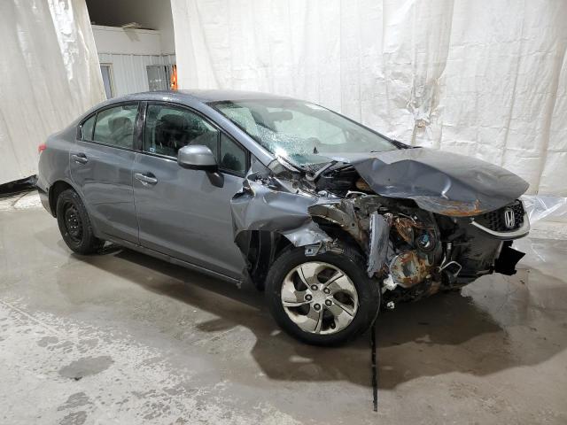 19XFB2F55DE222405 - 2013 HONDA CIVIC LX GRAY photo 4