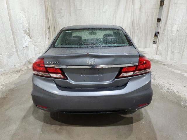 19XFB2F55DE222405 - 2013 HONDA CIVIC LX GRAY photo 6