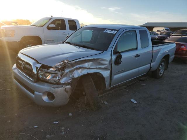 5TETX22N78Z502853 - 2008 TOYOTA TACOMA ACCESS CAB SILVER photo 1