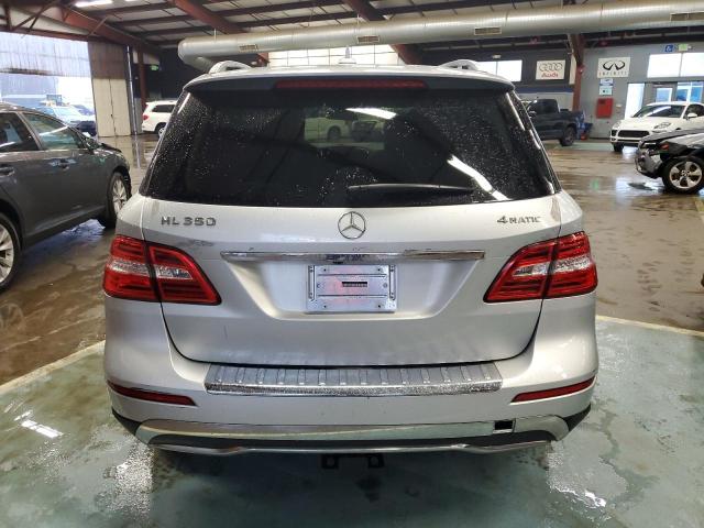 4JGDA5HB0EA348928 - 2014 MERCEDES-BENZ ML 350 4MATIC SILVER photo 6