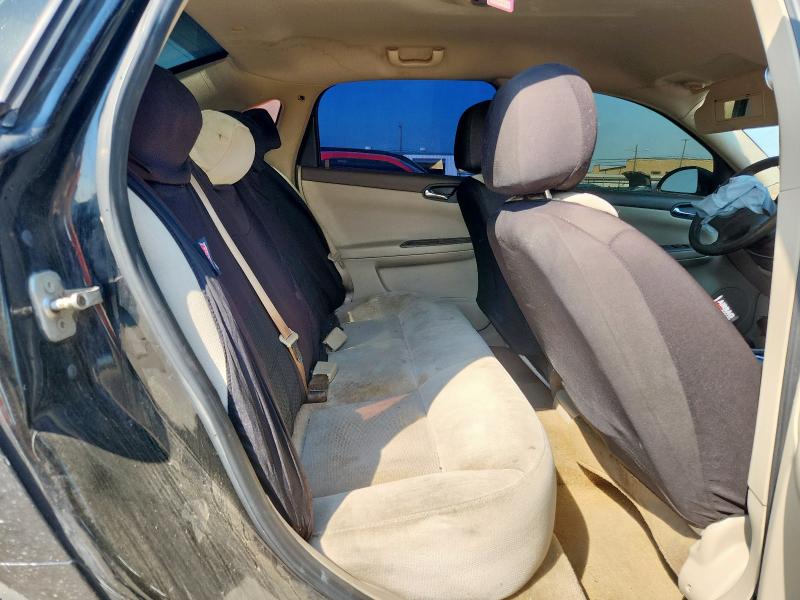 2G1WT58K079373388 - 2007 CHEVROLET IMPALA LT BLACK photo 10