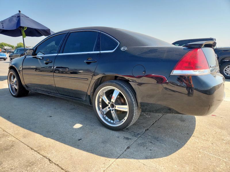 2G1WT58K079373388 - 2007 CHEVROLET IMPALA LT BLACK photo 2