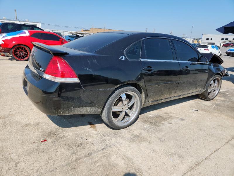 2G1WT58K079373388 - 2007 CHEVROLET IMPALA LT BLACK photo 3