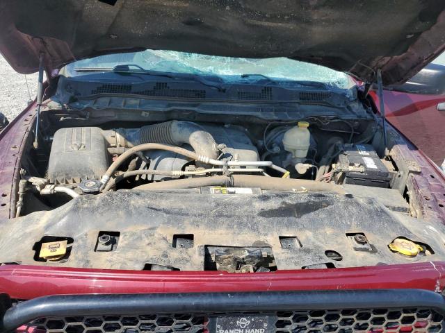 1C6RR7KT7GS198482 - 2016 RAM 1500 ST MAROON photo 11