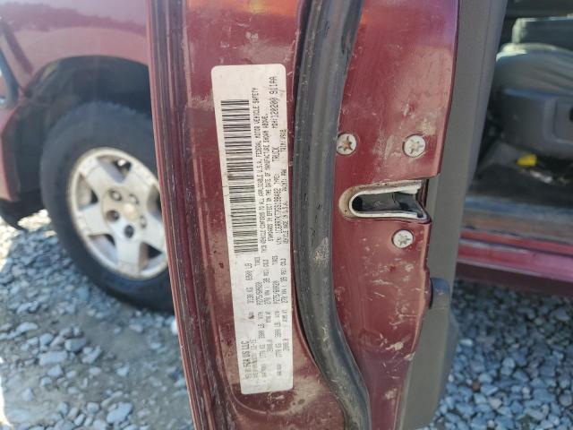 1C6RR7KT7GS198482 - 2016 RAM 1500 ST MAROON photo 12