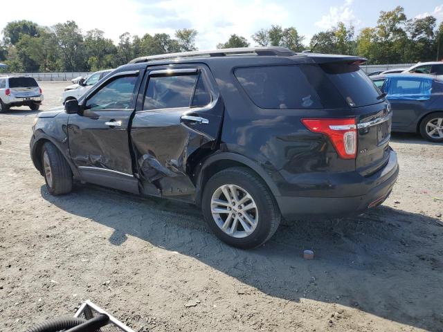 1FMHK7D85CGA50633 - 2012 FORD EXPLORER XLT Чорний фото 2
