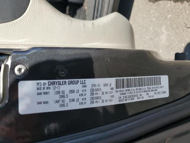 2C4RC1BG6CR229159 - 2012 CHRYSLER TOWN & COU TOURING CHARCOAL photo 13