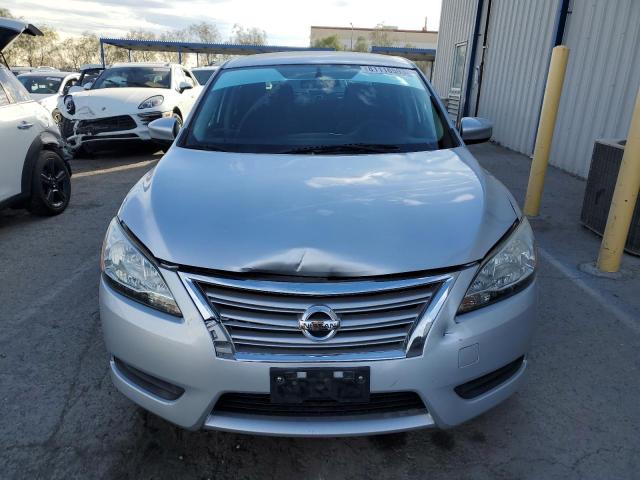 3N1AB7AP3FY220754 - 2015 NISSAN SENTRA S SILVER photo 5