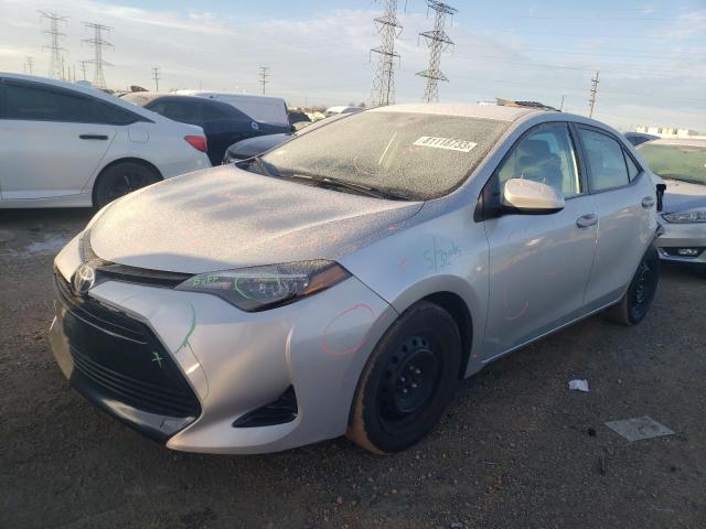 2T1BURHE2JC032568 - 2018 TOYOTA COROLLA L SILVER photo 1