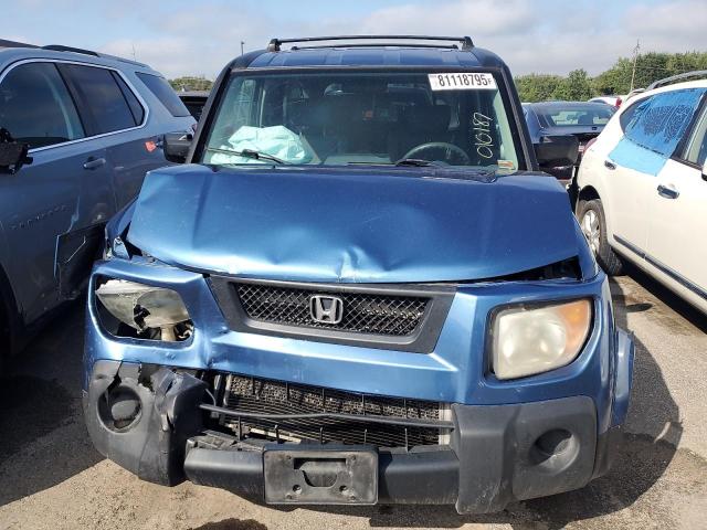 5J6YH287X6L010187 - 2006 HONDA ELEMENT EX 蓝色 照片 5