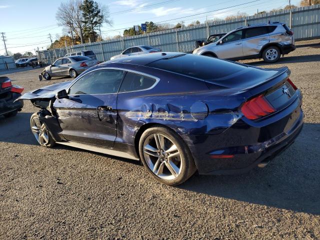 1FA6P8TH3J5184270 - 2018 FORD MUSTANG BLUE photo 2