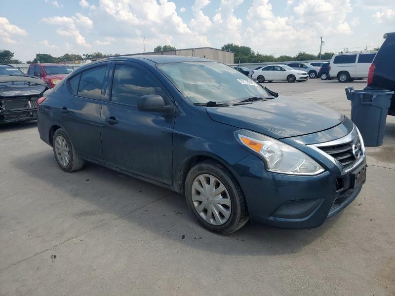 3N1CN7AP4FL827999 - 2015 NISSAN VERSA S TEAL photo 4