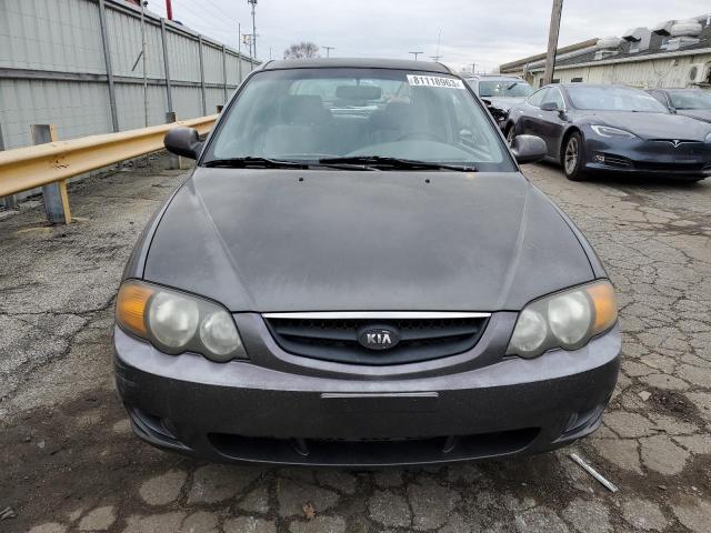 KNAFB161835118148 - 2003 KIA SPECTRA GS GRAY photo 5