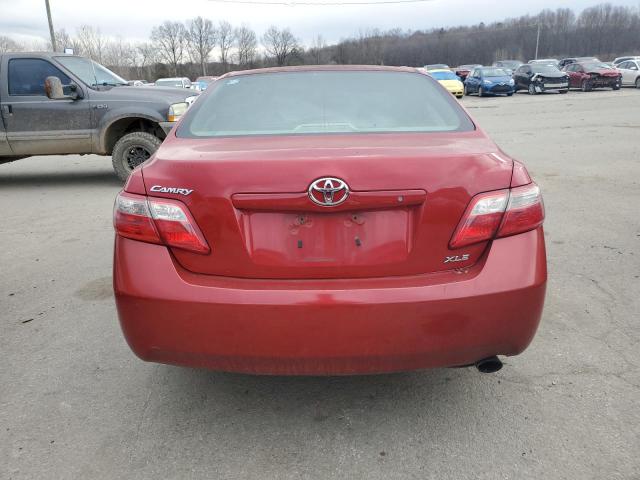 4T1BE46K38U260466 - 2008 TOYOTA CAMRY XLE CE RED photo 6