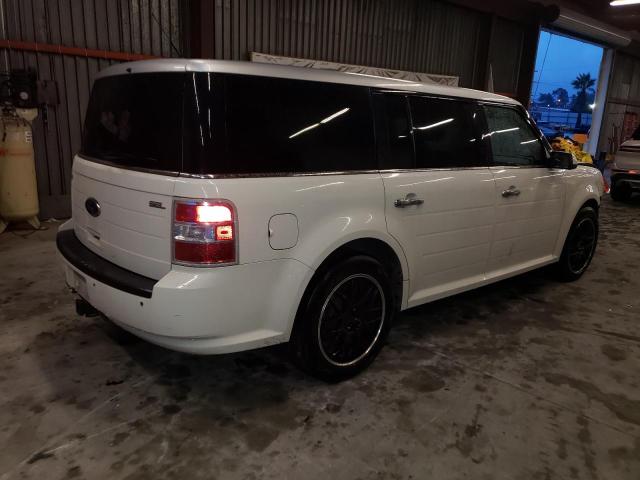 2FMGK5CC0BBD16846 - 2011 FORD FLEX SEL WHITE photo 3