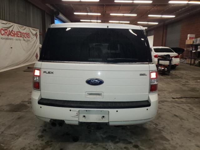 2FMGK5CC0BBD16846 - 2011 FORD FLEX SEL WHITE photo 6