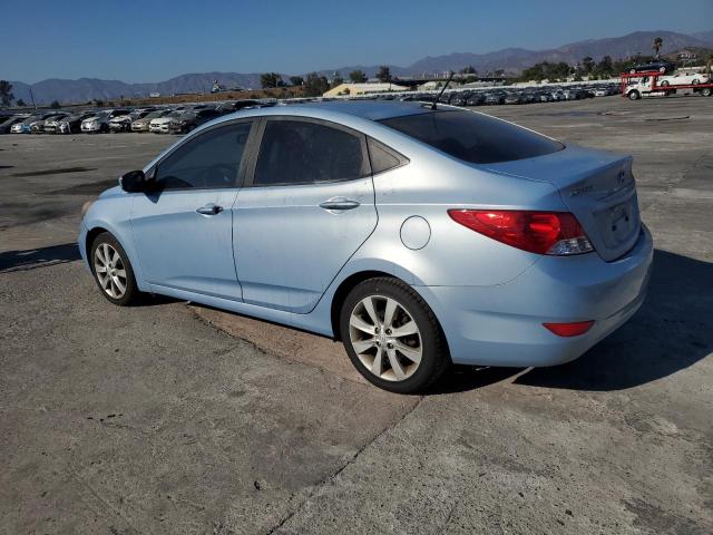 KMHCU4AE2CU256801 - 2012 HYUNDAI ACCENT GLS 蓝色 照片 2