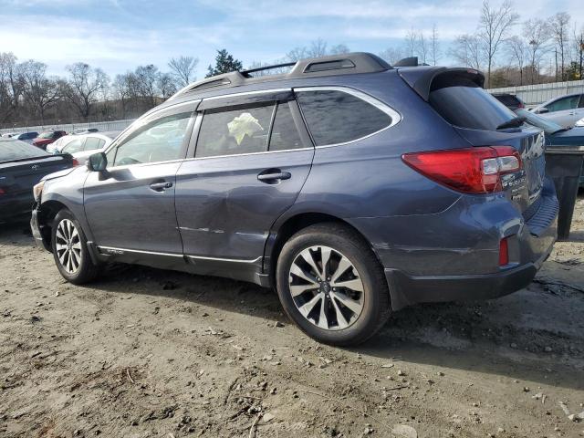 4S4BSBNC6G3331865 - 2016 SUBARU OUTBACK 2.5I LIMITED GRAY photo 2