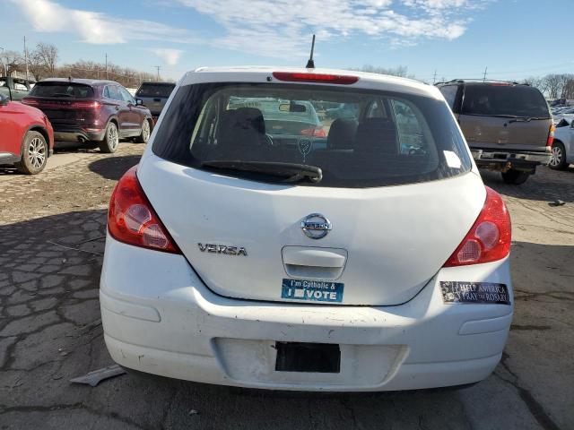 3N1BC1CP5CK236299 - 2012 NISSAN VERSA S WHITE photo 6