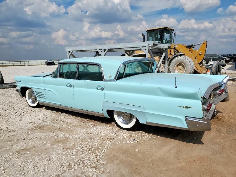 Y82H408807 - 1960 LINCOLN CONTINENTA BLUE photo 2