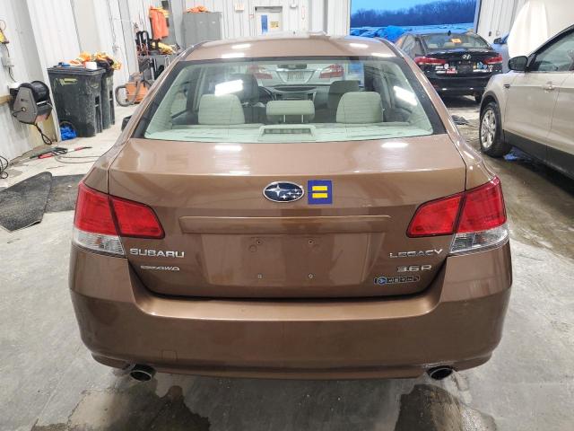 4S3BMDC60B2239429 - 2011 SUBARU LEGACY 3.6R PREMIUM BROWN photo 6