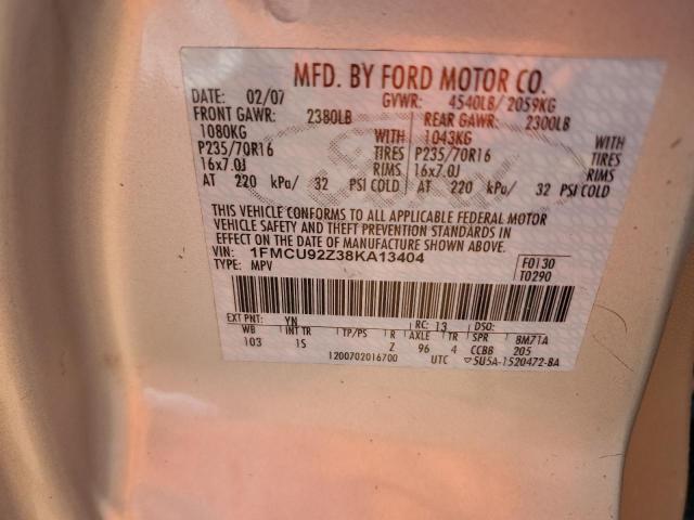 1FMCU92Z38KA13404 - 2008 FORD ESCAPE XLS SILVER photo 14