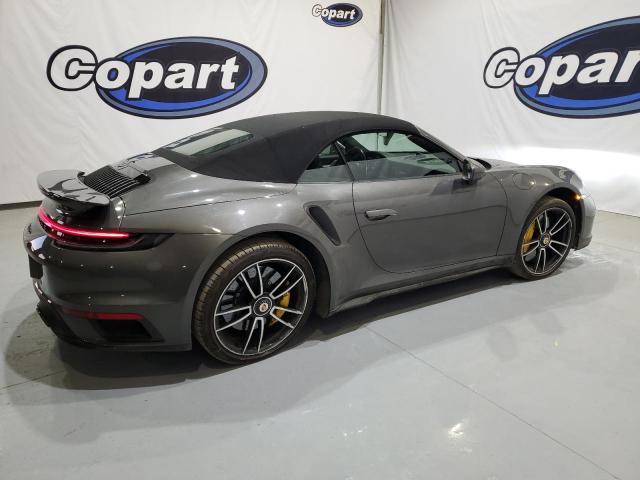 WP0CD2A90MS263481 - 2021 PORSCHE 911 TURBO GRAY photo 3