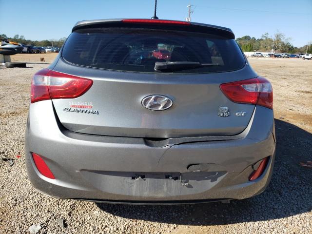 KMHD35LH9HU371567 - 2017 HYUNDAI ELANTRA GT GRAY photo 6